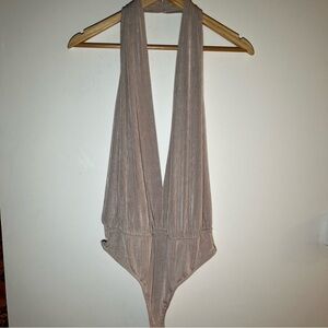 Lush Backless Halter Body Suit